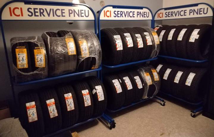 Changement et montage de vos pneus chez vous.